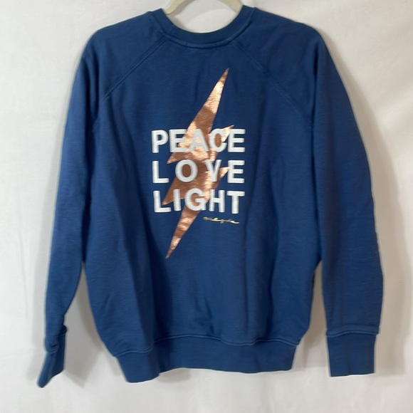 Spiritual Gangster Tops - Spiritual Gangster Sweatshirt L Peace Love Light EUC